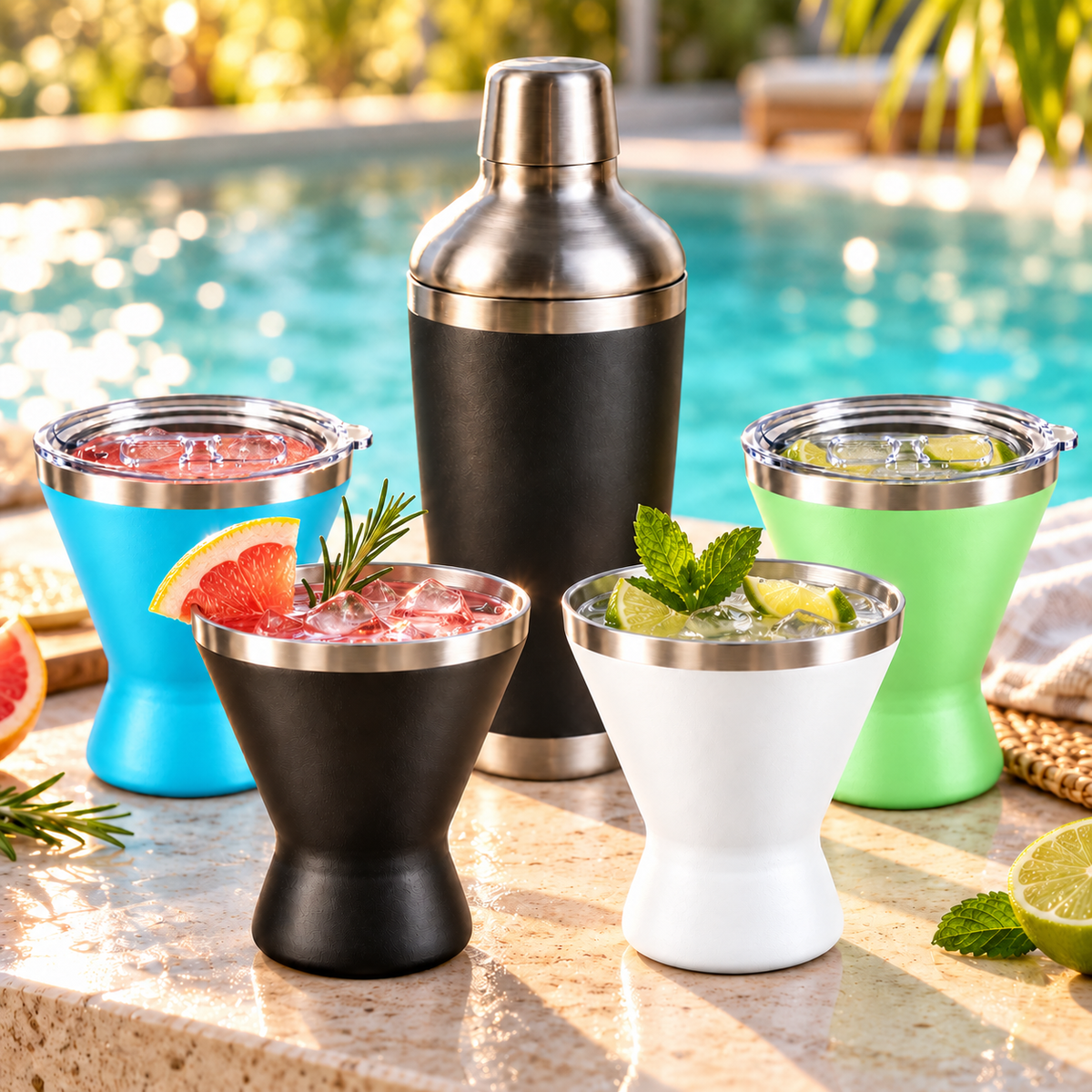 Cabarna Cups + Shaker Set